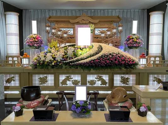 池田葬儀社　戸頭店で葬儀を行なった写真