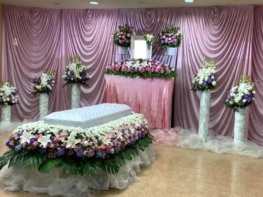 池田葬儀社（家族葬ルーム　セレスト）で葬儀を行なった写真