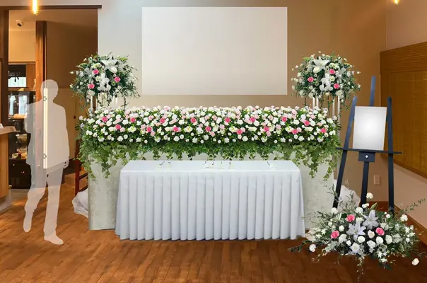 仏事サポートの万葉堂（株式会社MANYODO）で葬儀を行なった写真