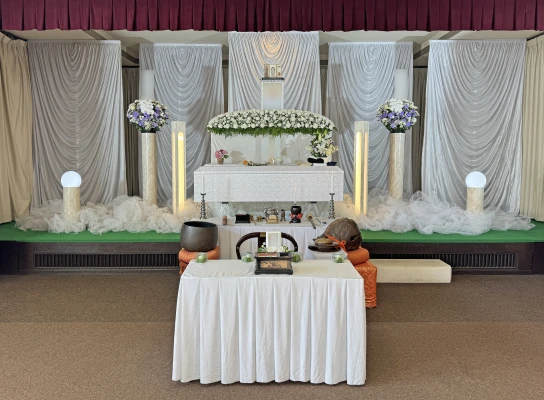 新宿区/クロワ祭典で葬儀を行なった写真