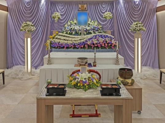 新宿区/クロワ祭典で葬儀を行なった写真