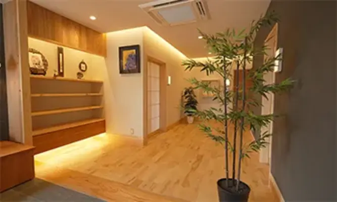 家族想ホール リアン堀江はなれで葬儀を行なった写真