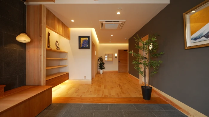 家族想ホール リアン堀江はなれで葬儀を行なった写真