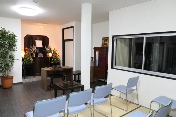 家族葬の花水木・別邸あなん 福村ホールで葬儀を行なった写真