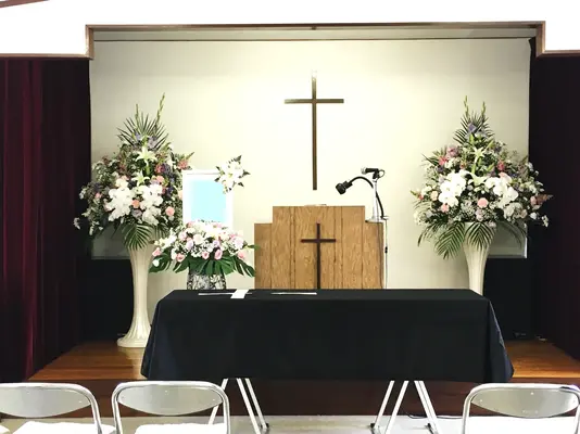 ライフワークス　鎌倉メインオフィスで葬儀を行なった写真