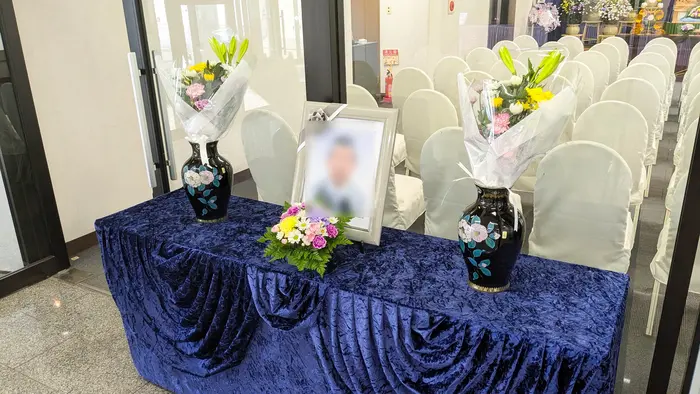 蓮華　門井会館で葬儀を行なった写真