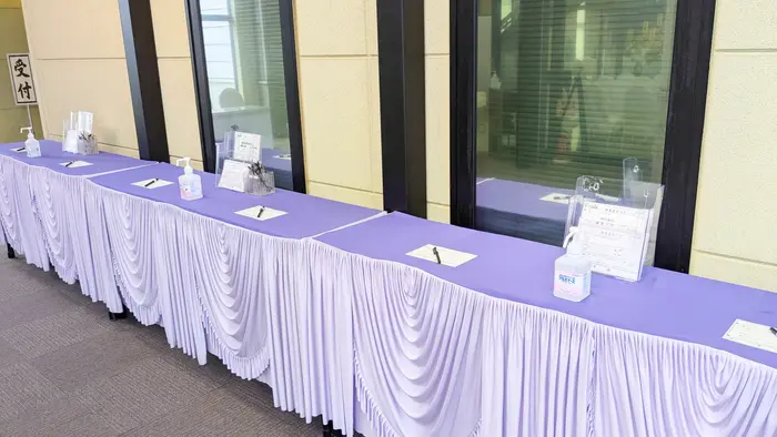 蓮華　門井会館で葬儀を行なった写真