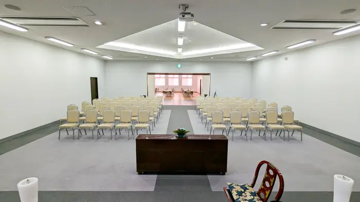 蓮華 玉戸会館で葬儀を行なった写真