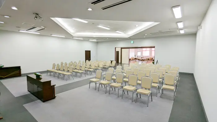 蓮華 玉戸会館で葬儀を行なった写真