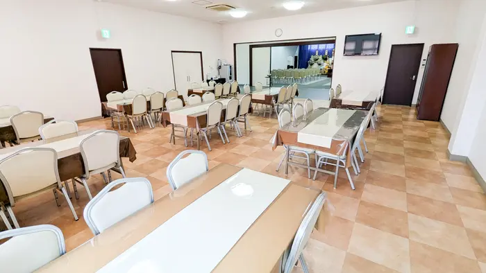 蓮華 玉戸会館で葬儀を行なった写真