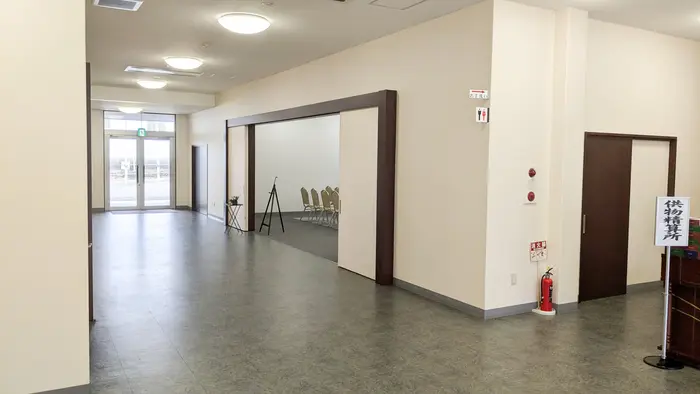 蓮華 玉戸会館で葬儀を行なった写真