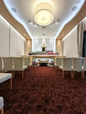 堺市斎場前家族葬ホール（株式会社セレモニー真希社）で葬儀を行なった写真