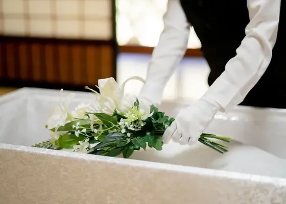 公益社で葬儀を行なった写真