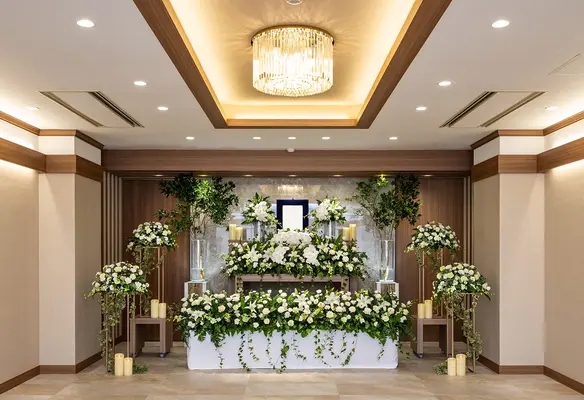 家族葬の長坂 代々幡斎場で葬儀を行なった写真