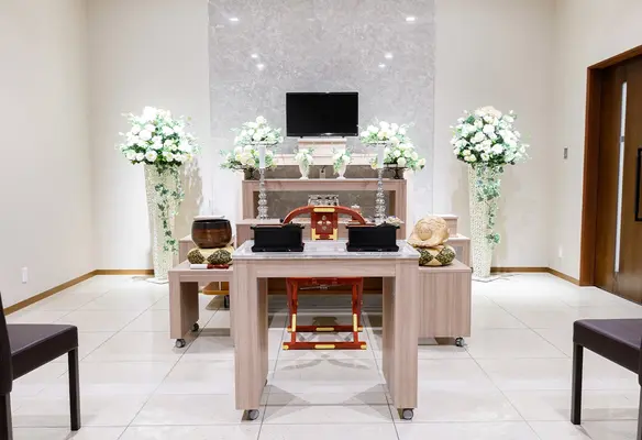 家族葬の長坂　四ツ木・お花茶屋会館で葬儀を行なった写真