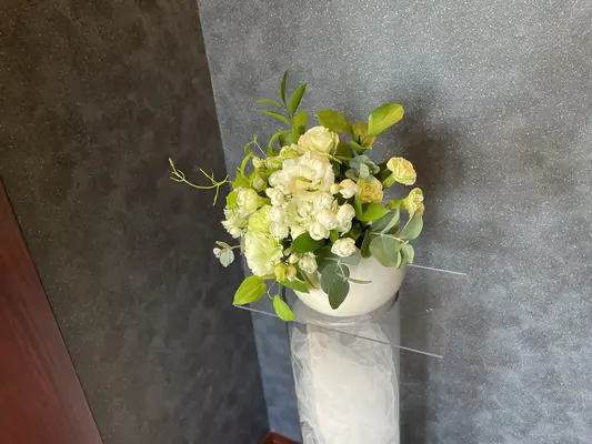 願修寺で葬儀を行なった写真