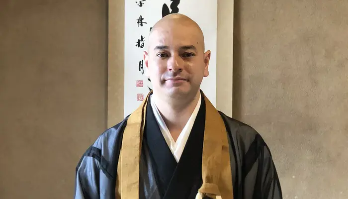 願修寺で葬儀を行なった写真