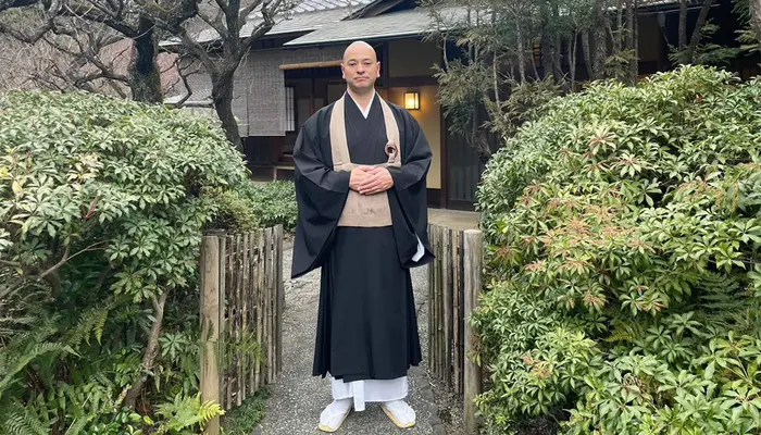 願修寺で葬儀を行なった写真