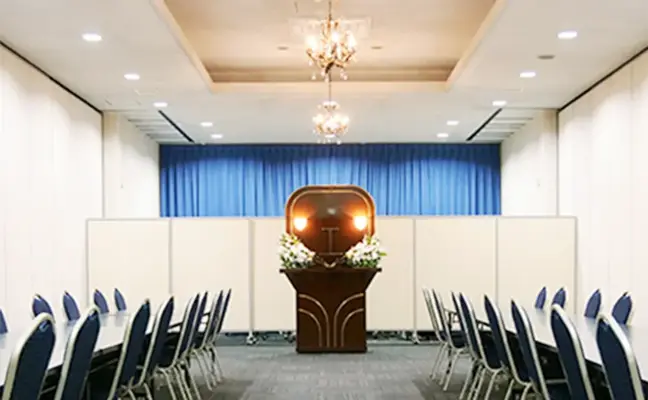 メモリアルホール菩提樹　蛇田館で葬儀を行なった写真