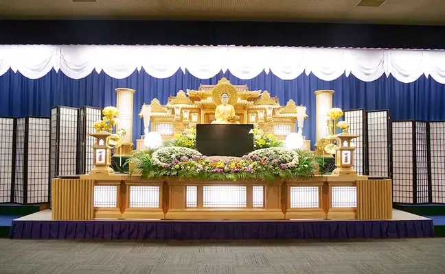 メモリアルホール菩提樹　蛇田館で葬儀を行なった写真
