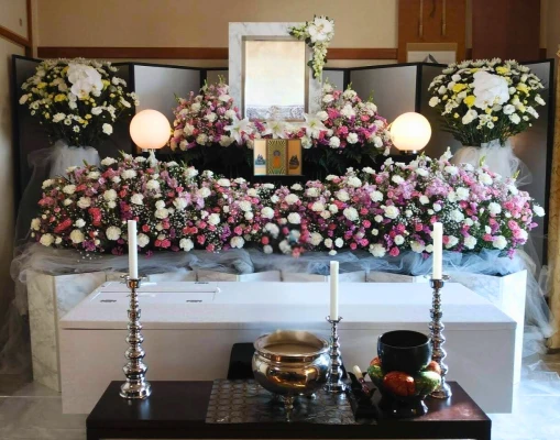 藤セレモニー昭島で葬儀を行なった写真