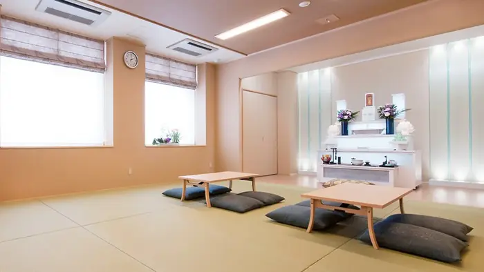 平安典礼本部で葬儀を行なった写真