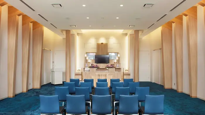 平安典礼本部で葬儀を行なった写真