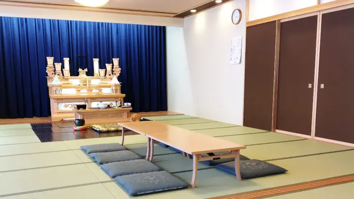 平安典礼　セレモニーホール上山で葬儀を行なった写真