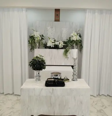 家族葬のみとりで葬儀を行なった写真