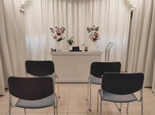 家族葬のみとりで葬儀を行なった写真