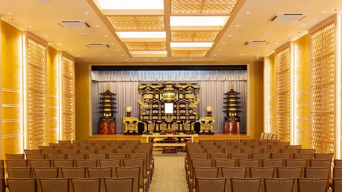 玉泉院 鹿児島中央会館で葬儀を行なった写真