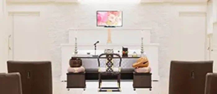 家族葬式場　小さな森の家　江戸川大杉で葬儀を行なった写真