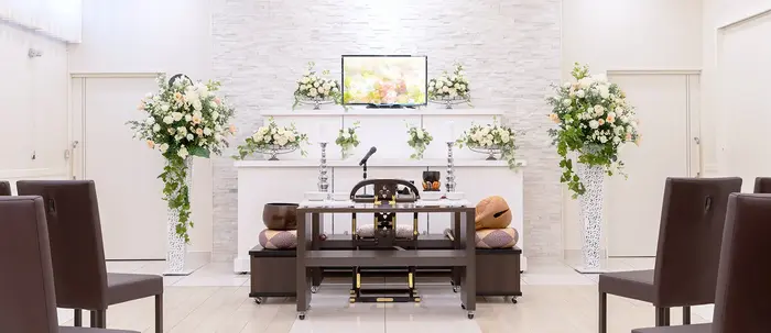 家族葬式場　小さな森の家　高根木戸駅前で葬儀を行なった写真