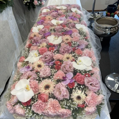 凪セレモニーで葬儀を行なった写真