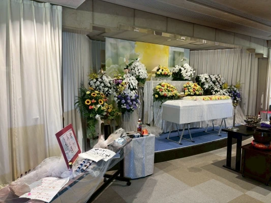 凪セレモニーで葬儀を行なった写真