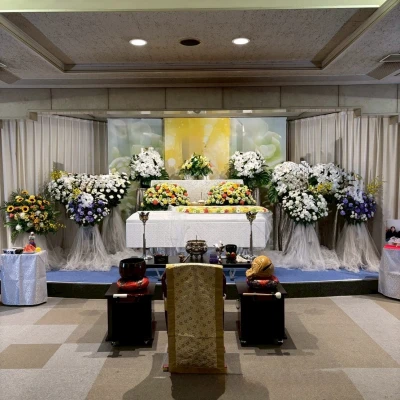 凪セレモニーで葬儀を行なった写真