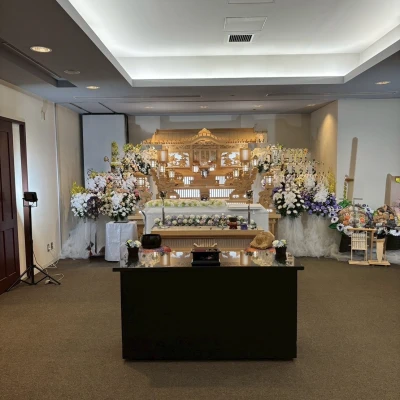 凪セレモニーで葬儀を行なった写真