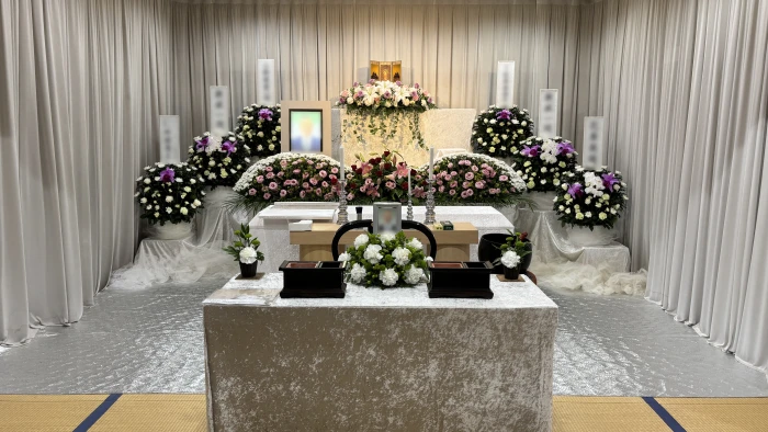 あんしん葬儀　株式会社アクシア	で葬儀を行なった写真