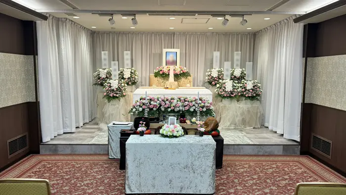 あんしん葬儀　株式会社アクシア	で葬儀を行なった写真