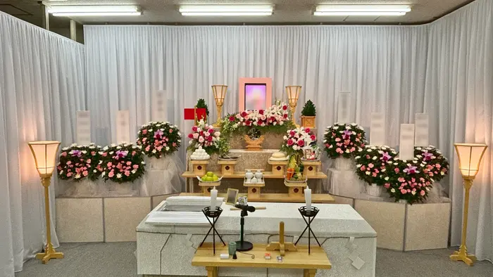 あんしん葬儀　株式会社アクシア	で葬儀を行なった写真