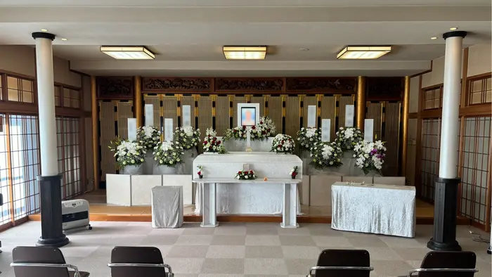 あんしん葬儀　株式会社アクシア	で葬儀を行なった写真