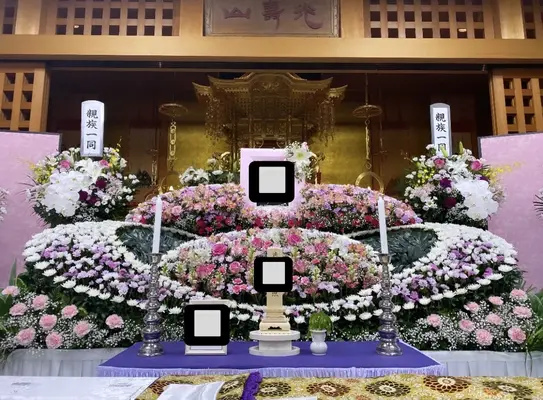 セレモニーツナグ(積翠寺別院)で葬儀を行なった写真