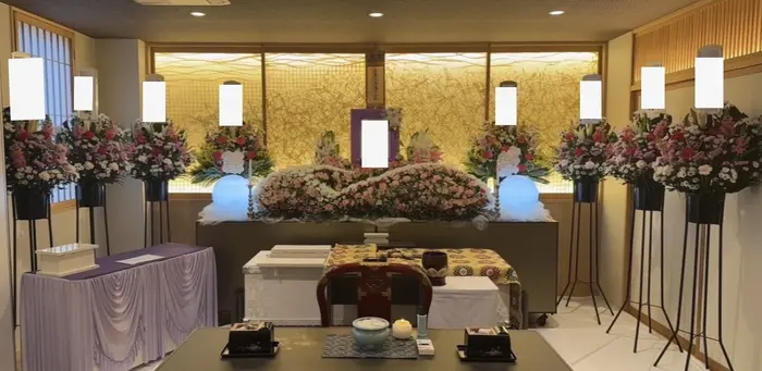 セレモニーツナグ（積翠寺別院）で葬儀を行なった写真