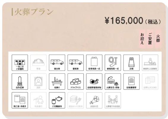 生花くらしま家族葬ホール　ENDROLL・Kで葬儀を行なった写真