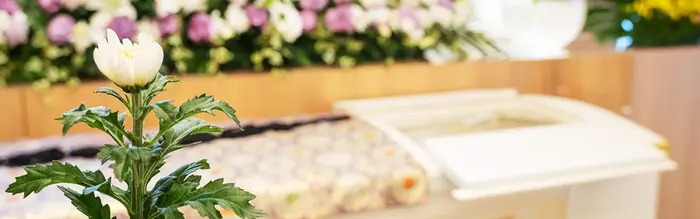 家族葬のふたときで葬儀を行なった写真