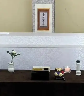 家族葬のふたときで葬儀を行なった写真