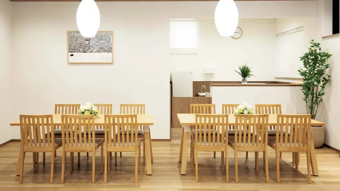 公益社　エンディングハウス弥刀で葬儀を行なった写真