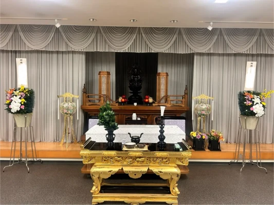 葬儀屋想わ　蔡華寺で葬儀を行なった写真