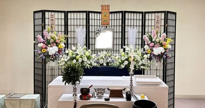 葬儀屋想わ　盛福寺会館で葬儀を行なった写真