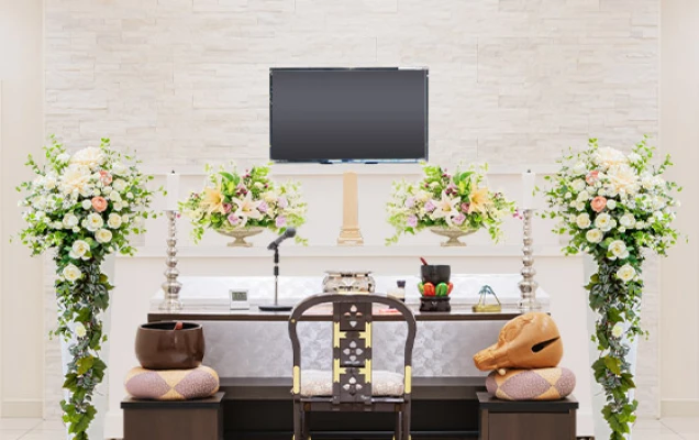 家族葬式場　小さな森の家　相模大塚駅前で葬儀を行なった写真